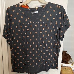 Sonoma Dark Gray Tee with Orange Accents